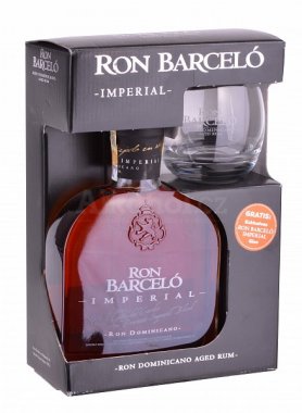 Ron Barceló Imperial 0,7l 38% + 1x sklo GB